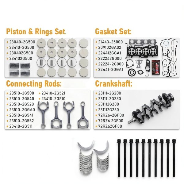 G4KJ Engine Rebuild Kit OWNWEEDA Alloy Steel-2