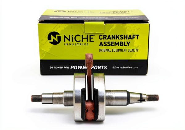 Yamaha PW80 Crankshaft NICHE Polished Steel Front-2