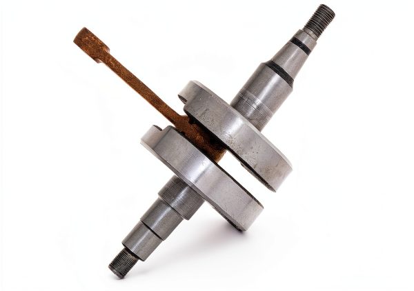 Yamaha PW80 Crankshaft NICHE Polished Steel Front-3