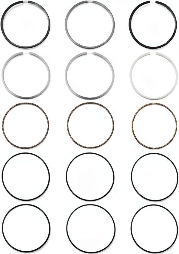 Engine Piston Ring Kit CSMATEYEAH Metal Design-0