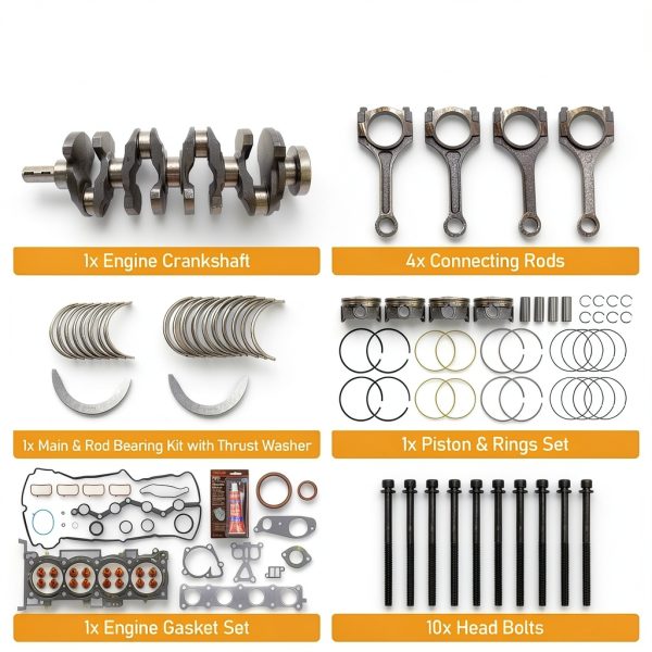 G4KJ Engine Rebuild Kit OWNWEEDA Alloy Steel-4