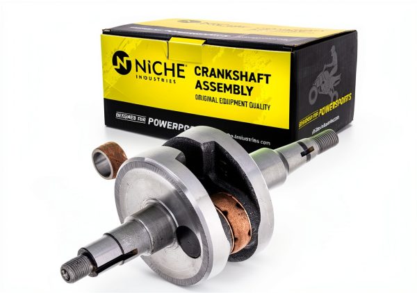 Yamaha PW80 Crankshaft NICHE Polished Steel Front-5