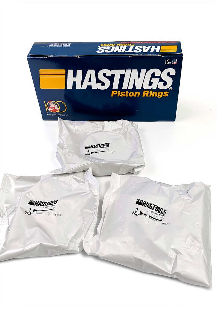 Installing Falcon Performance Engine Piston Rings Heavy Duty on a wooden workbench