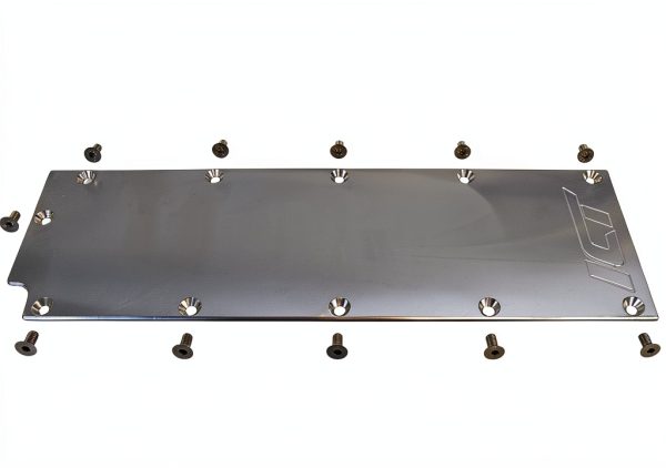 ICT Billet Aluminum Engine Valley Cover Natural Finish Vehicle Fit-1