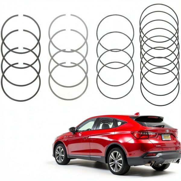 Engine Piston Ring Kit CSMATEYEAH Metal Design-5