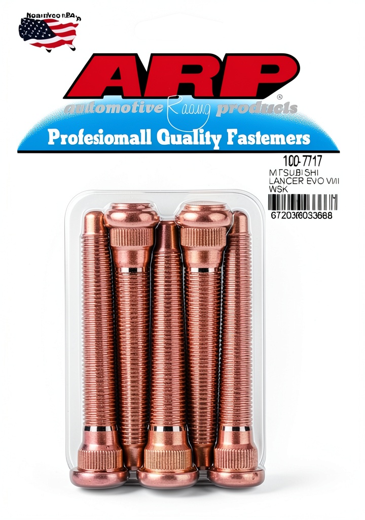 ARP brass wheel stud installed on a performance vehicle