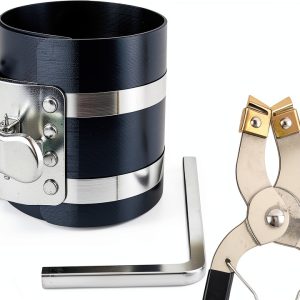 Piston Ring Compressor OFBAND Kit with Safety Screw and Tool Set-0