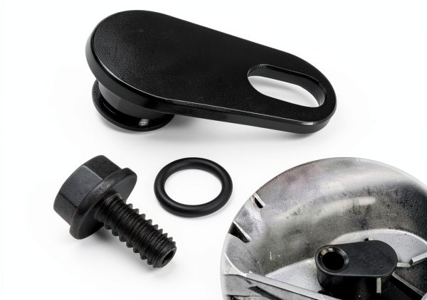 Supercharger MAP Port Sealing Cap OywhC LS-LSA-LSX Black Aluminum-0