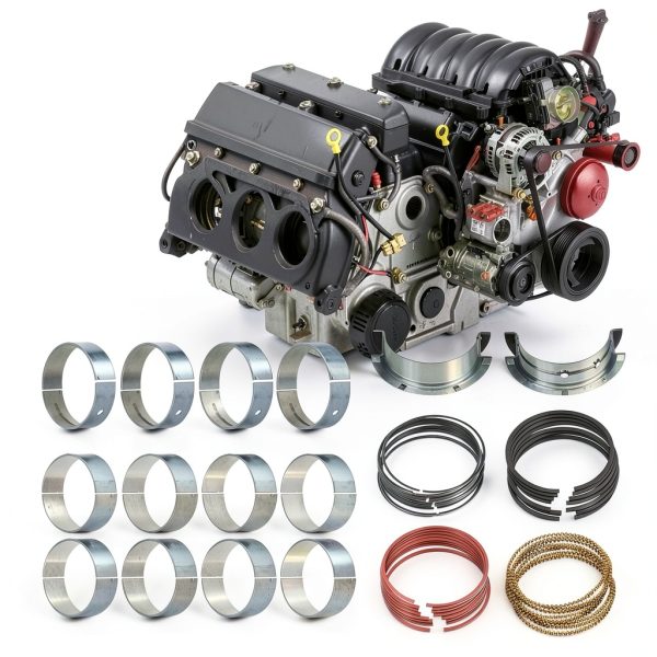 Armker LS Gen III/IV 4.8L 5.3L V8 Engine Bearing & Piston Rings Kit-1