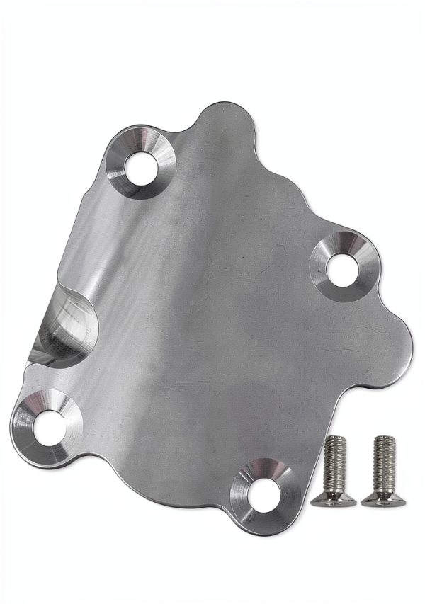 Engine Vacuum Pump Block Off Plate Jasperautopart CNC Machined-2