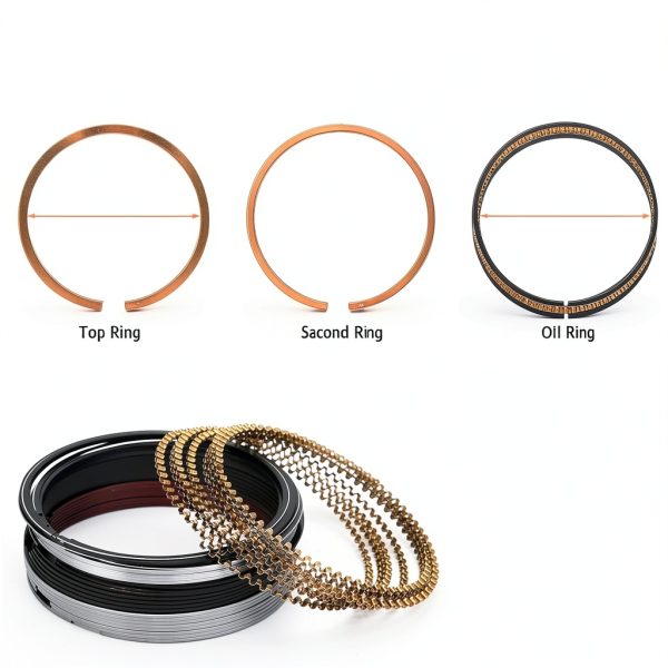Armker LS Gen III/IV 4.8L 5.3L V8 Engine Bearing & Piston Rings Kit-4