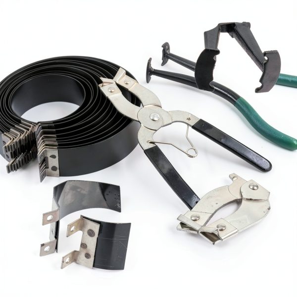 Glarks Piston Ring Compressor Set with 13 Rings and Steel Pliers-3
