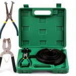 Glarks Piston Ring Compressor Set with 13 Rings and Steel Pliers-0