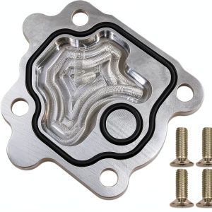 Engine Vacuum Pump Block Off Plate Jasperautopart CNC Machined-0