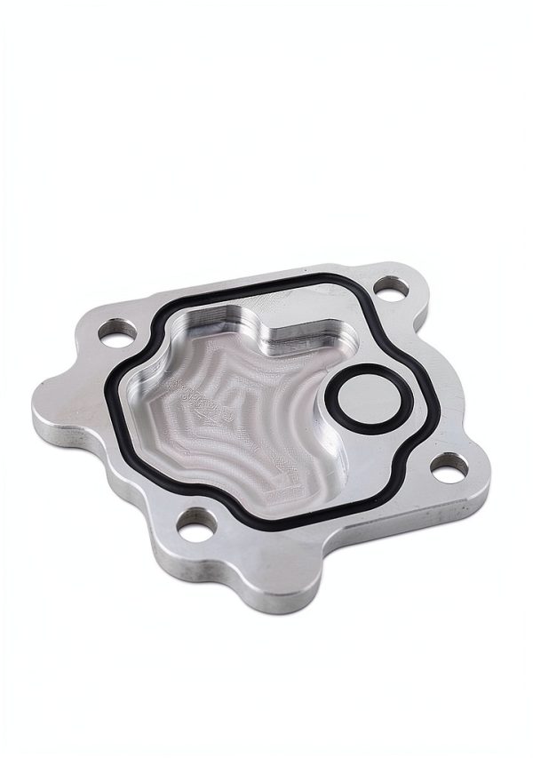 Engine Vacuum Pump Block Off Plate Jasperautopart CNC Machined-3