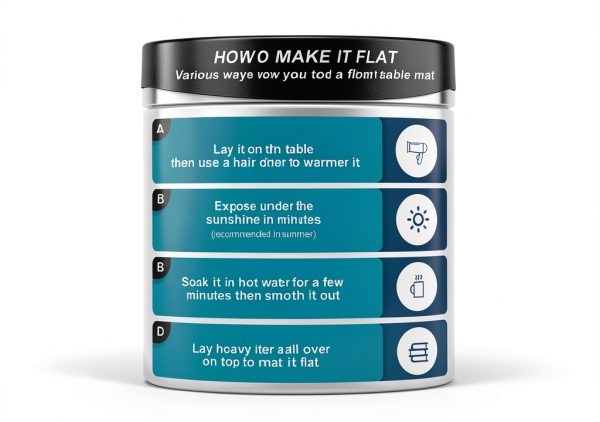 Nietaesat 48 Inch Round Clear Table Protector – 1.5mm PVC Pad-6