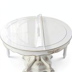 LovePads Clear Round Table Cover Protector 1.5mm Thick 45" PVC Pad-0