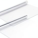 Clear Bedside Table Cover 2 Pack 15.8 x 23.6 in Lemecima PVC Pad-0