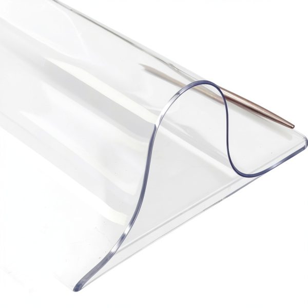 Nietaesat 48 Inch Round Clear Table Protector – 1.5mm PVC Pad-4